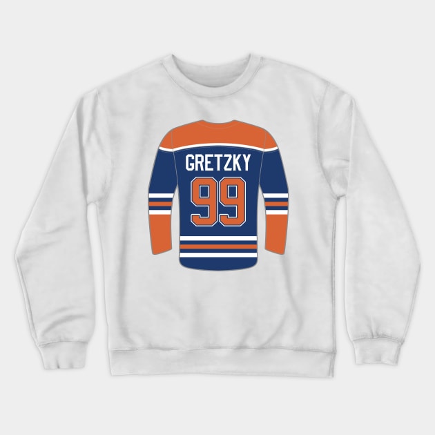 Edmonton Oilers - Wayne Gretzky Crewneck Sweatshirt by swiftscuba